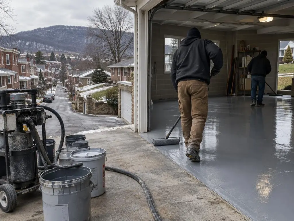 Polyaspartic Floor Coating in Bethlehem, PA